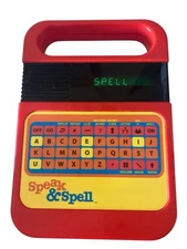 Vintage Speak & Spell Kahootz #09624 Electronic Learning Game Tested Works