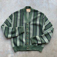 Rare Vtg 60's Jantzen The Royal Canadiens Cardigan Sweater 100 Wool Men's XL