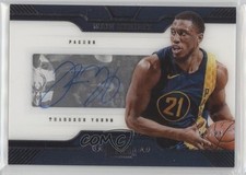 2018-19 Panini Dominion Main Exhibit 24/49 Thaddeus Young #ME-TYG Auto 0r5l