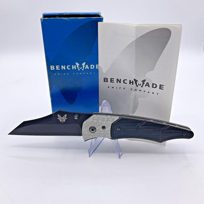 New Benchmade Snody 425  BK Gravitator Carbon fiber 154CM Black Blade Knife G 10