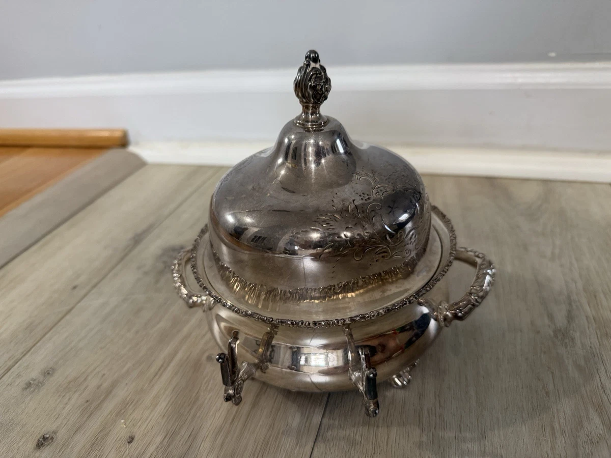 Forbes Silver Co In Antique Us Silver-Plated Butter Dishes for