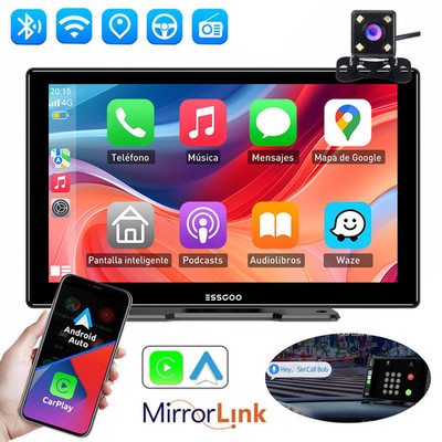ESSGOO 9zoll für Truck HG LGV Lorry CarPlay Android Navi mit Kamera Large Screen