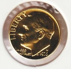 24k Gold Plate Rare Old US 1976 Liberty Roosevelt Dime Collector Collection Coin