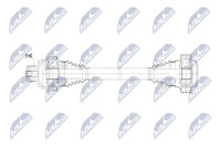 NTY Antriebswelle NPW-AU-083 FüR Audi