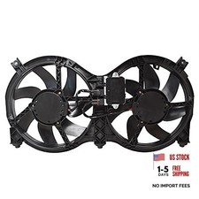 Dual Radiator Fan with Control Module Replacement for Pathfinder 2013-2017
