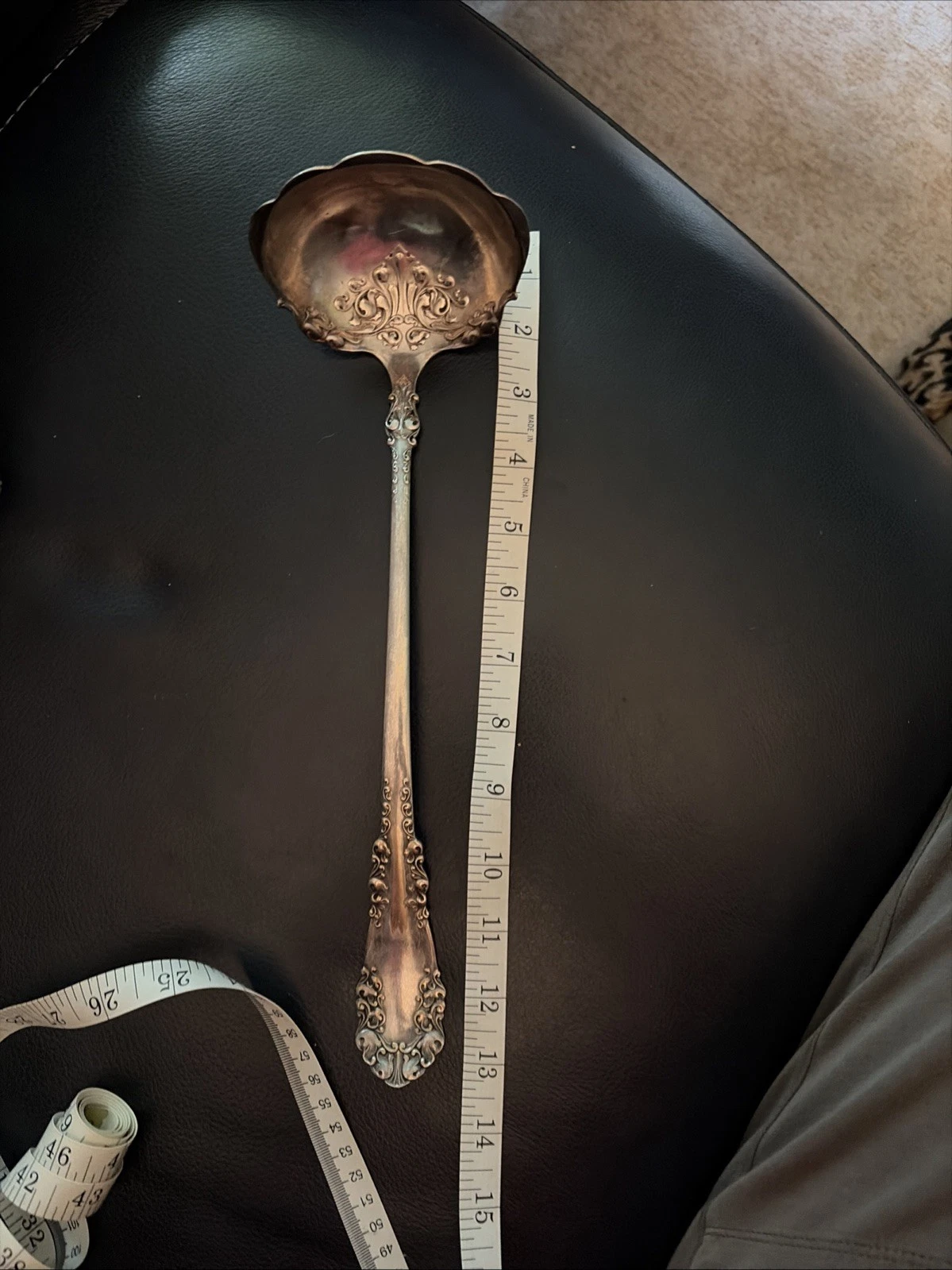 1847 Rogers Brothers XS Triple Silverplate Punch/Soup Ladle 13”