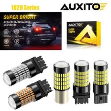 1156 102-SMD LED Tail Brake Stop Backup Reverse Turn Signal Light Bulbs White