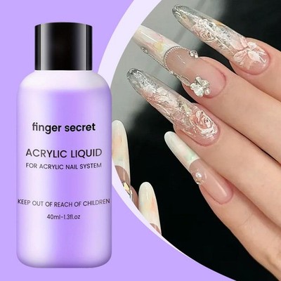 40ml Acryl Liquid Monomer Crystal Nailart Nagelverlängerung D3P7 J5M2 N6Q8 I8E4