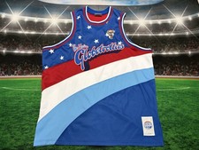 Platinum fubu harlem globetrotters 27 pinstripe jersey Sz 3XL Preowned