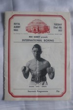 International Boxing 1977 Royal Albert Hall David Boy Green v Juan Cantres