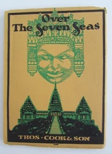 1914 Thomas Cook Travel Guide Over The Seven Seas World Tour Brochure Asia India