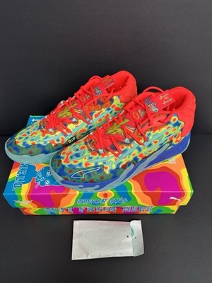 Puma Melo MB.03 Gutter Cat Gang Size 10.5 Athletic Shoes Colorful New In Box
