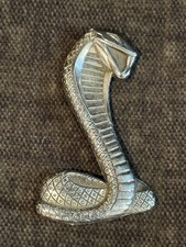 Vintagefordmustang Shelby Cobra Snake Chrome Metal Emblems Logo Oem Lqqk Vintagefordmustang Shelby Cobra Snake Chrome Metal Emblems Logo Oem Lqqk