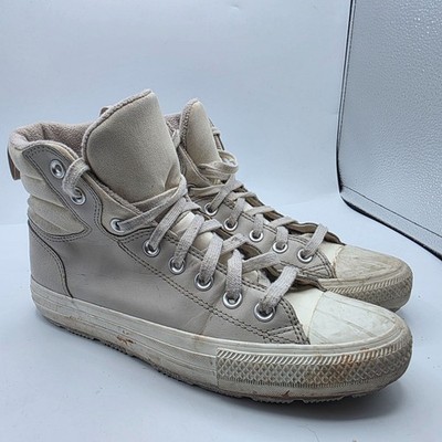 Chuck Taylor All Star Berkshire Boot Womens Size 9 White Winter Warm Outdoors