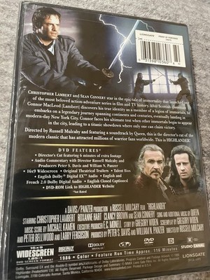 Highlander (DVD, 2009, Widescreen - Directors Cut) for sale online