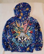 Members Only Looney Tunes What's Up Doc Windbreaker Hoodie Jacket Size 5