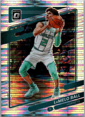#ad 2021 22 Donruss Optic Target Exclusive SP Silver Pulsar Prizm LaMelo Ball $2.50