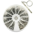 120Pcs Small Screws & Nuts Kit M1–M1.6 Watch & Glasses Repair Tool Set UK