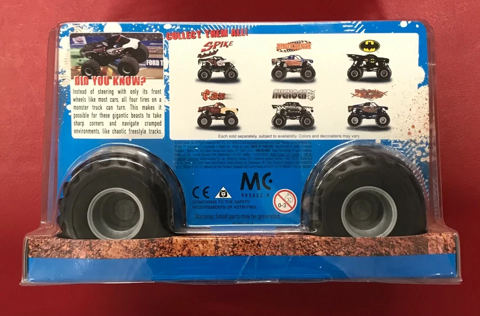 Hot Wheels Die-Cast Metal Body Monster Jam (Batman) - Image 3 of 3