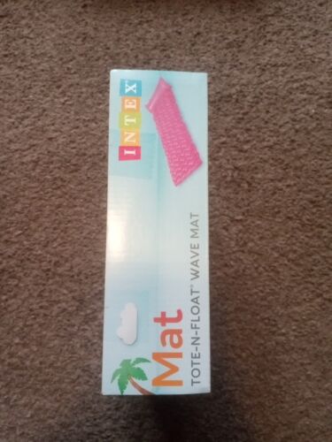 Intex Inflatable Pink Tote-N-Float Wave Mat,90"x34" Adult Size Brand New - Picture 3 of 4