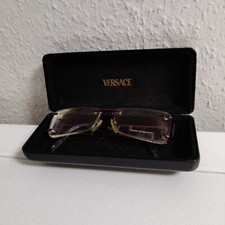 Gianni Versace vintage eyeglasses, rimless optical frame Made in Italy Model M57