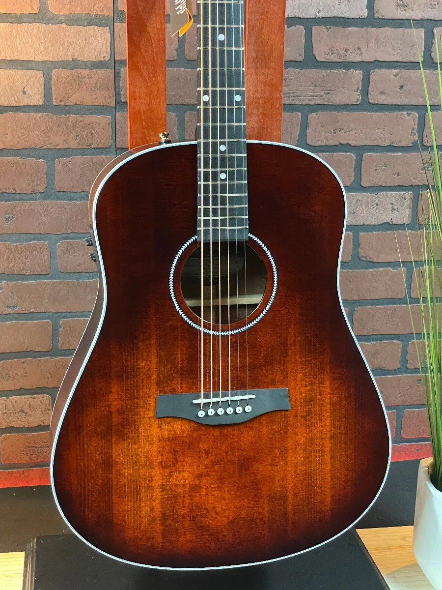 Seagull Maritime SWS Maho Burnt Umber GT Presys II Acoustic Electric Guitar