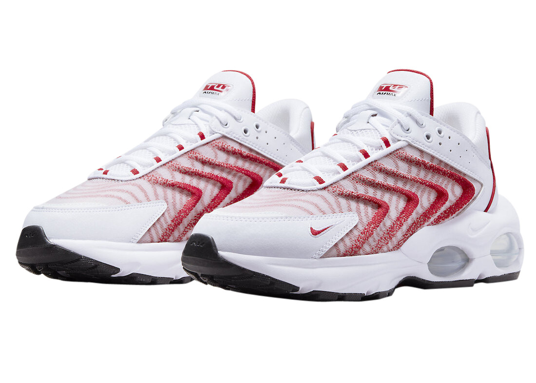 日本未入荷!★NIKE AIR MAX TAILWIND 4 IV WHITE BLACK CRIMSON Nike Air Max Tailwind 4 White Black Crimson Yellow Kid Size