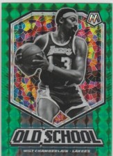Wilt Chamberlain 2019-20 Panini Mosaic Old School Mosaic Green #18 Lakers Insert