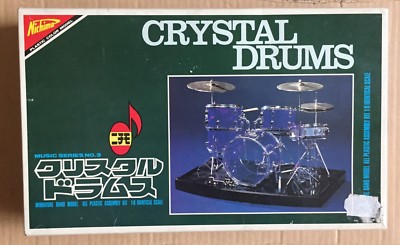 ニチモ クリスタルドラムス 日本模型 nichimo crystal drums VINTAGE NICHIMO CRYSTAL DRUMS 1/8 MODEL KIT MUSIC SERIES Nº