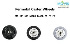 Replacement Caster Wheel Tire for Permobil Power Wheelchair Fits Front or Rear 