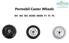 Replacement Caster Wheel Tire for Permobil Power Wheelchair (Fits Front or Rear)
