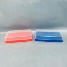 USA Scientific Microtube Rack Reversible with Lid Holds 96 Tubes Lot of 9 Racks