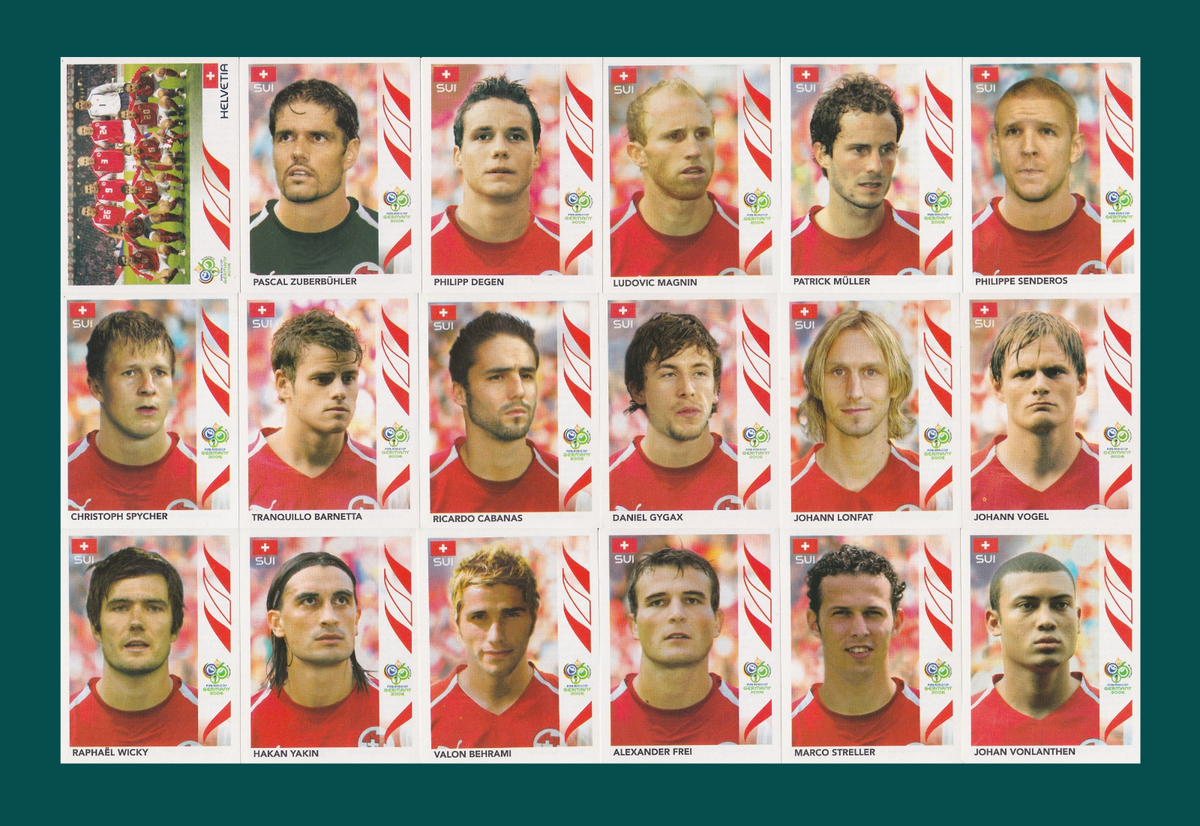 Switzerland National Team - Panini FIFA World Cup Germany 2006