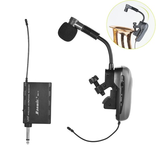 Microphone Sans Fil XIAOKOA Pour Saxophone Et Instruments à Vent | Portée 50m - Batterie Rechargeable