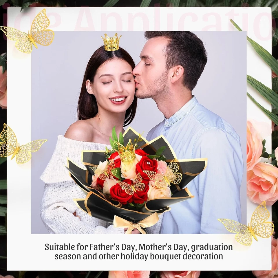 Seajan 50 Sheets Flower Wrapping Paper Florist Bouquet Paper - Image 4 of 4