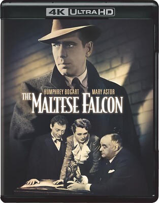 The Maltese Falcon (4K Ultra HD, Blu-ray) NEW W/ SLIPCOVER, Humphrey Bogart