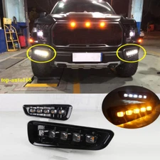 LED Front Daytime Running Lights / Turn Signals For Ford F-150 Raptor 2017-2019