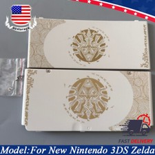 For Nintendo New 3DS Zelda A  E Cover Housing Shell Faceplate Case With Screws