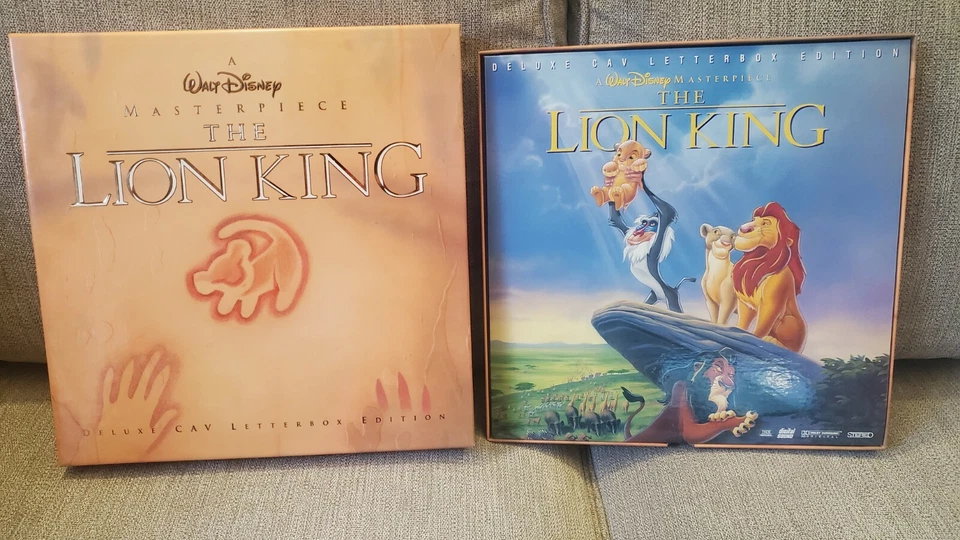 DISNEY'S The Lion King LASERDISC Deluxe CAV Letterbox Edition Mint Condition - Image 2 of 4