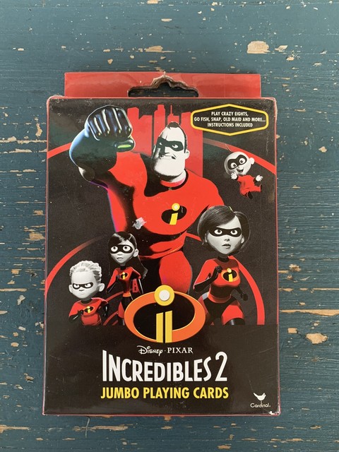 Incredibles 2 Jumbo Playing Cards U1 for sale online | eBay
