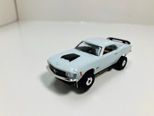 Auto World '70 FORD BOSS 429 MUSTANG White/Black run on AFX, AURORA T-JET, NEW