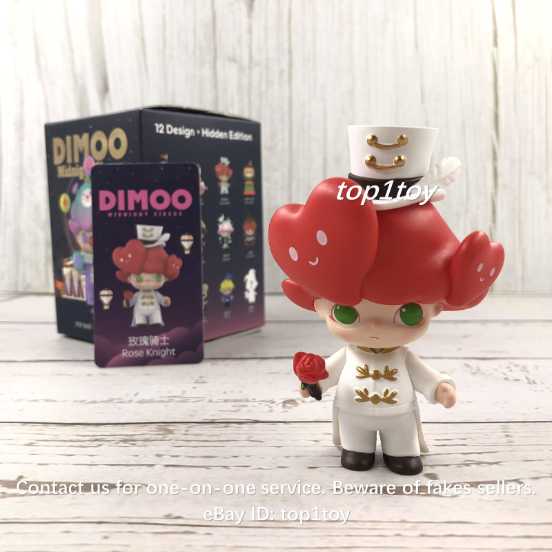 POP MART DIMOO Midnight Circus Rose Knight Mini Figure