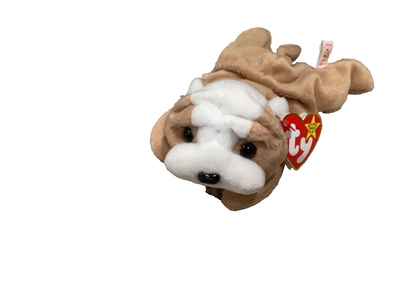 Ty 1996 RETIRED WRINKLES the Bulldog BEANIE BABY