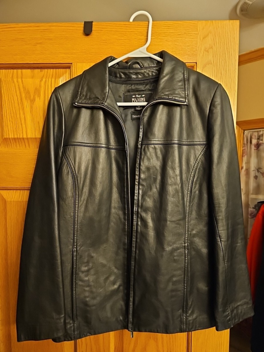 Wilsons Leather Pelle Studio Jacket Thinsulate Italian Leather | eBay