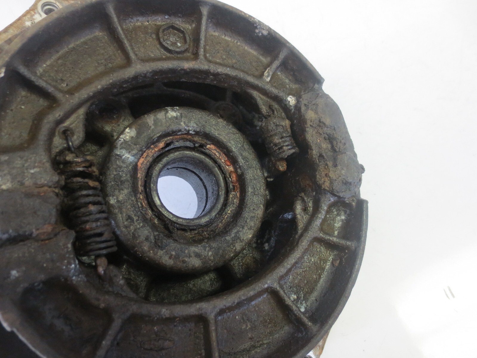 2005 Honda Rancher 350 TE ATV Used OEM Rear Brake Backing Plate Panel