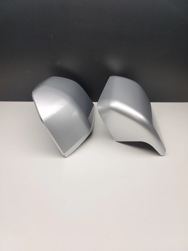 Para 15-20 F150 Cubierta Espejo Tapa Calavera Repuesto Pintado UX Plateado Metálico Foto 3 de 4