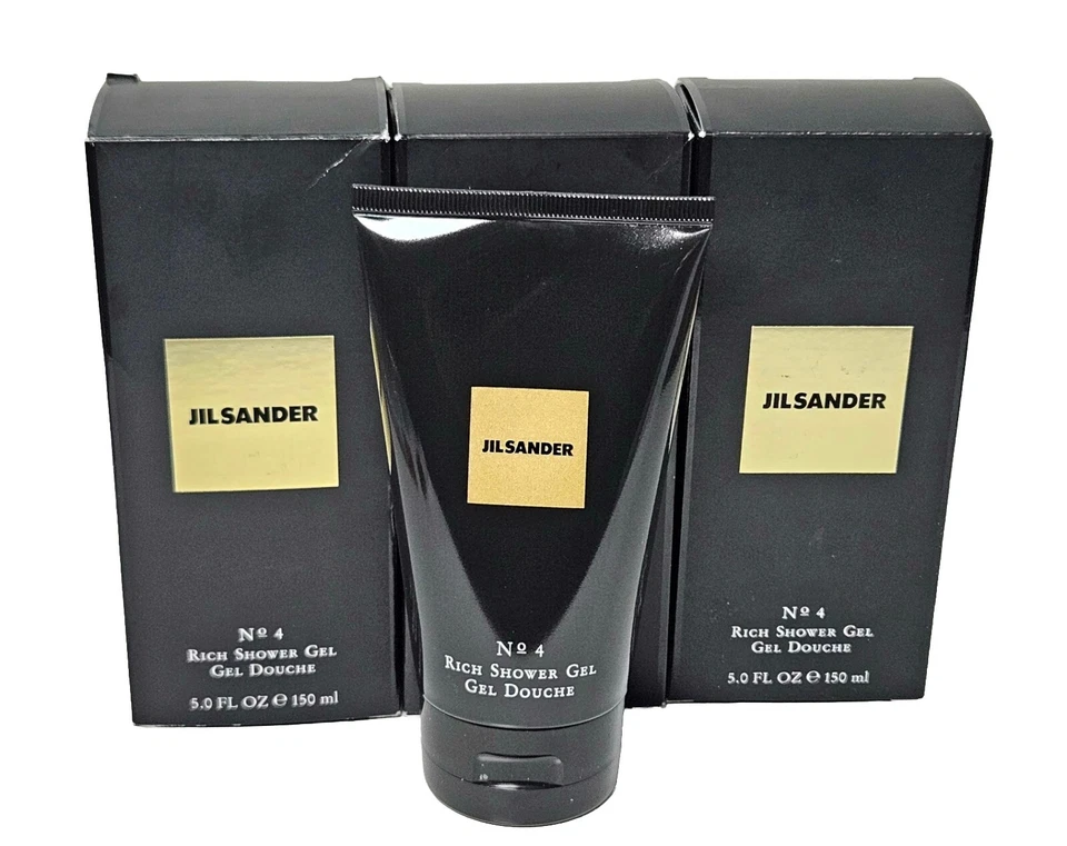 3x Jil Sander No 4 Women - Woman 3 x 150 ml Duschgel Rich Shower Gel