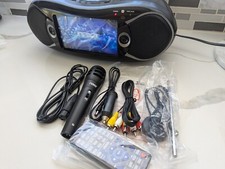 Naxa 7” Bluetooth Dvd Boombox W/ Tv &amp; Microphone • Ndl-287m Box Included 