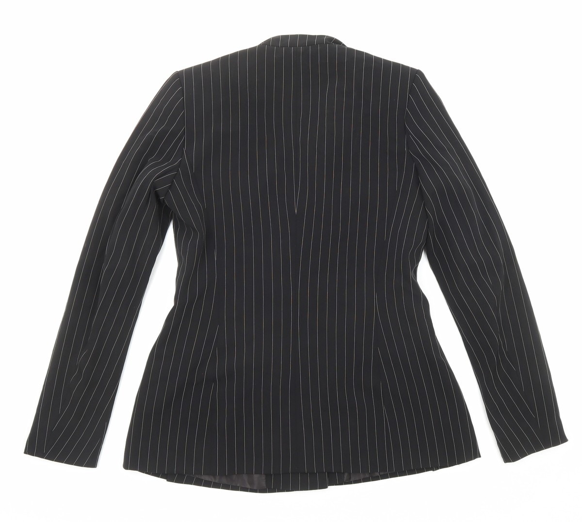 Zara Womens Black Striped Jacket Blazer Size S