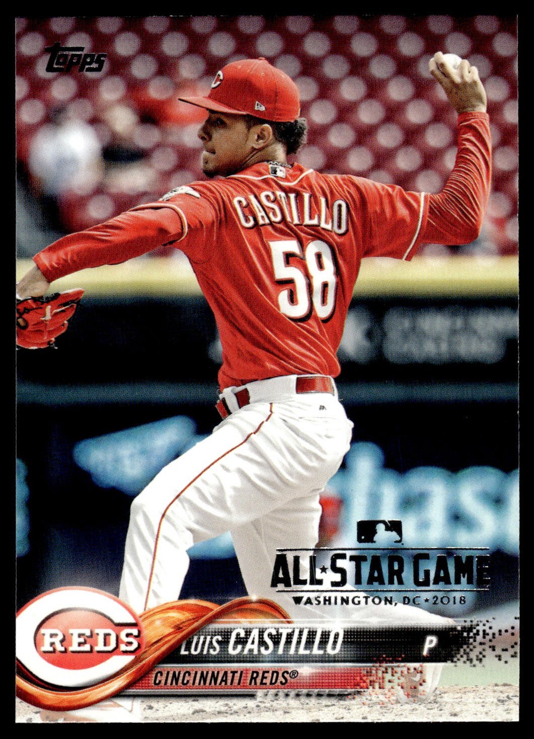 2018 Topps - Luis Castillo #543 Reds All Star Gamp Stamp SP